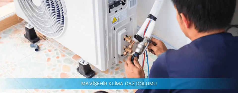 Mavişehir İlçemi Midea Klima Gaz Dolumu